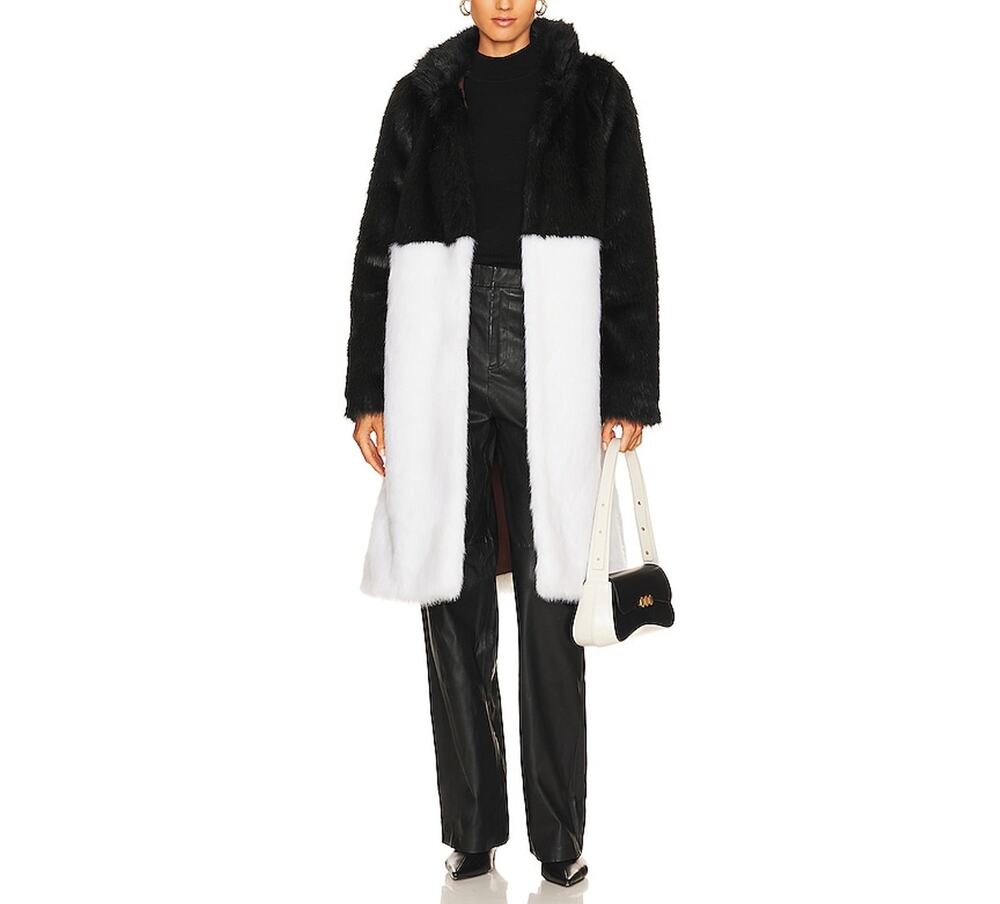 Meltem Ozbek Colorblock Multicolor Dashuria Coat Size 34